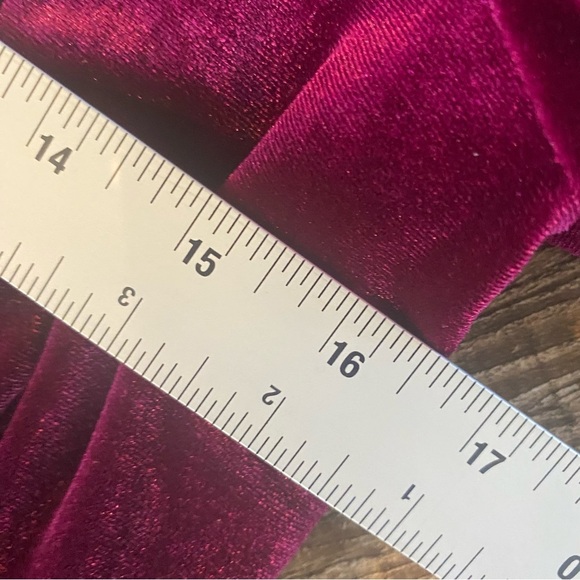 Lauren Ralph Lauren Dress Women 10 Purple Velvet Ruched Puff Sleeve Cocktail NEW - Picture 12 of 12